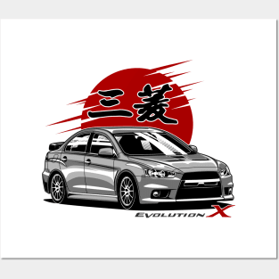 Lancer Evolution X Posters and Art